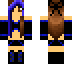 blue ninja girl