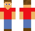boy with red shirt
