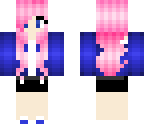cute pink hair girl finished