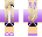 cute purple girl