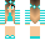 cute teal girl