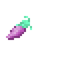 pink and teal carrot thing