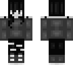 black and white