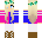 blue and pink girl outfit winter