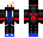 blue and red