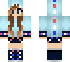 blue dino girl