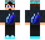 blue fire hoodie