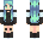 blue girl