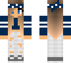 blue plaid girl