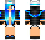 blue teen girl