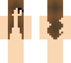 brown realistic hair base