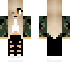 camouflage girl