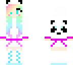 cute girl panda 