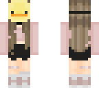 duck mask girl