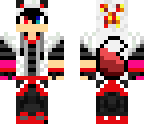 fire ice wolf pink arm