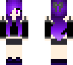goth girl purple