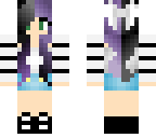 half and half purple