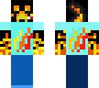 magma creeper in a fire tshirt