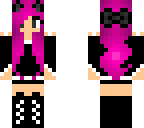 pink hair cat girl