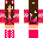 pink wolf girl
