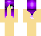 purple ombre ponytail girl base
