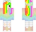 rainbow and rainbow cap