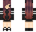 red dyed hair chibi