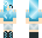 short cyan hair finished