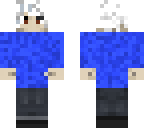 white haired teen