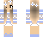 winter girl - blue