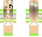 winter girl - green