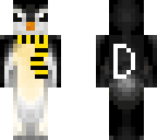 black and yellow pengu