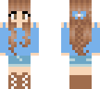 blue girl