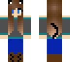cat girl with pj's over and underlay edit