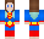 cute girl in a superman onesie
