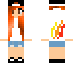 fire logo- girl version