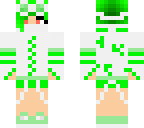 green white cyber goth