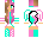 pink and blue wolfangel