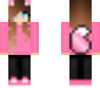 pink wolf girl edit