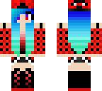 plaid red girl