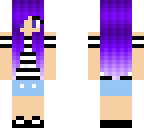 purple hair girl