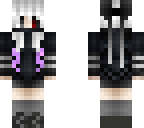 purple highlights kawaii kaneki girl