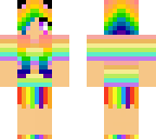 rainbow cat girl