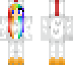 rainbow chicken girl