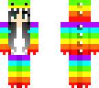 rainbow dino onsie