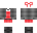 red dress with gray jacket base