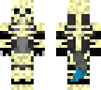 skeleton fox blue