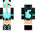 teal fox girl edit