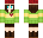 underswap chara with santa hat