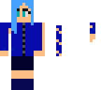 blue girl